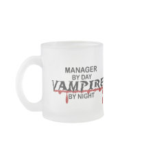 Manager Vampire by Night Mug