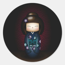 Manami Round Sticker