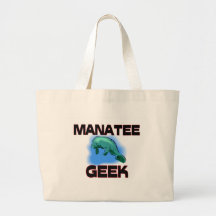 Manatee Geek Canvas Bag