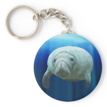 Manatee Keychain