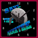 Manatee wall clocks