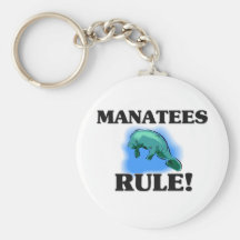 MANATEES Rule! Key Chain