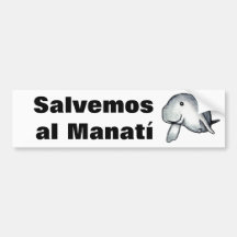 Manati-SB01 Bumper Sticker