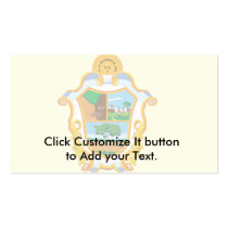 Manaus Amazonas Brasil, Brazil flag Business Cards