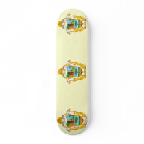 Manaus Amazonas Brasil, Brazil flag Custom Skate Board
