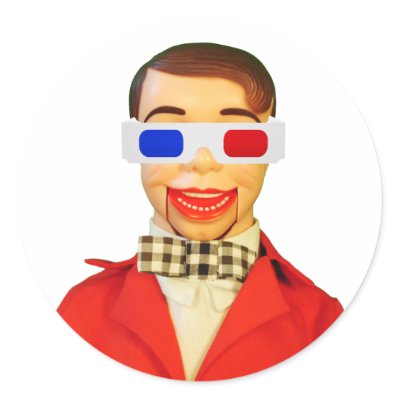 Manboy 3D Glasses Stickers
