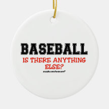 Mancave Baseball Christmas Tree Ornaments