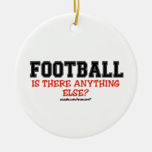 Mancave Football Christmas Ornaments