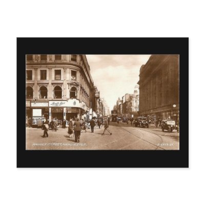Manchester, Market Street Post Card by gregoryolney2