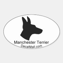 Manchester Terrier Auto Window Decal Sticker