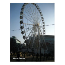 Manchester Wheel Postcard
