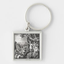 Manco Capac and his wife Key Chain