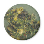 Mand met viooltjes Magnet