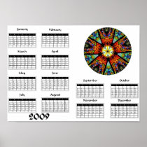 Mandala - 2009 Calendar Poster