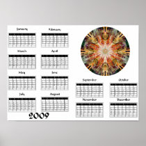 Mandala - 2009 Calendar Print