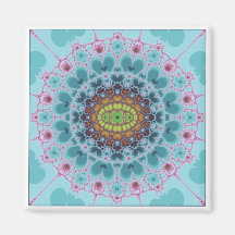 mandala 2 fridge magnets