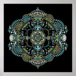 Mandala #9 - Poster posters