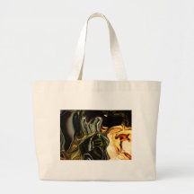 MANDALA ABSTRACT EXPRESSIONISM FRACTAL TOTE BAG