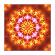 Mandala abundance gallery wrap canvas