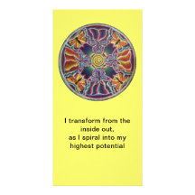 Mandala Affirmation Card- Visualisation Tool Photo Card