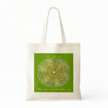 Mandala Art Bag green
