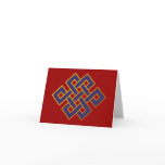 Mandala  Blue Karma Buddhism Eternal Knot cards