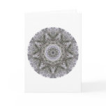 Mandala Christmas Card - "Winter Rose"