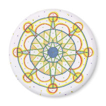 mandala refrigerator magnets
