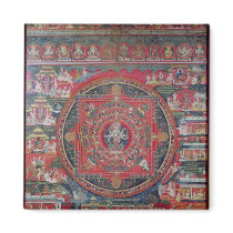 Mandala of Amoghapasa Fridge Magnet