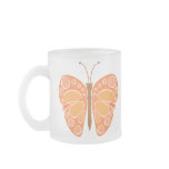 Mandarin 60s Whimsical Butterfly mugs