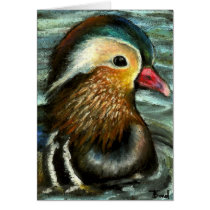Mandarin Duck Greeting Cards