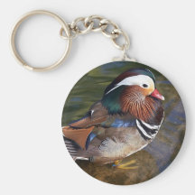 mandarin duck keychain