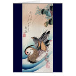 Mandarin Ducks,  Ando Hiroshige cards