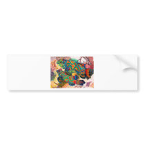 Mandarin Fish Art Bumper Sticker