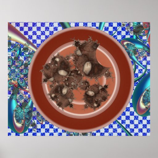 Mandelbrot Cookies Print