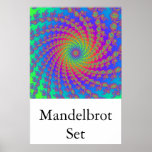 Mandelbrot Set (15 arm spiral) posters