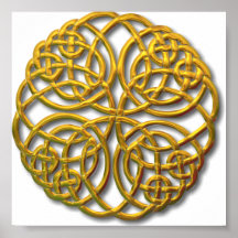 Mandella gold poster