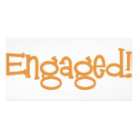 Mandi-Engaged-Orng Photo Cards
