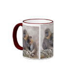 Mandrill and Young Mug