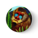 Mandrill in the Jungle by Henri Rousseau buttons