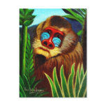 Mandrill in the Jungle by Henri Rousseau postcards