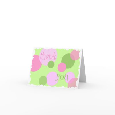 Mandy Thank You Card by carabellablue