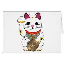 Maneki Neko Greeting Cards