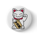Maneki Neko Cat buttons