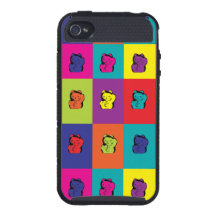 Maneki Neko Kitty Cat Pop Art Case For iPhone 4