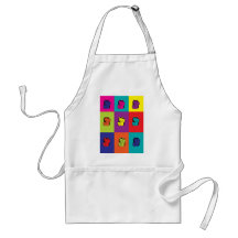 Maneki Neko Kitty Pop Art Apron