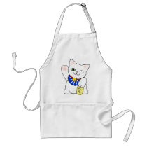Maneki Neko Lucky Cat Aprons