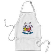 Maneki Neko lucky cat Apron