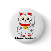 Manekineko-Lucky cat Pin