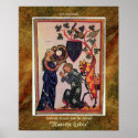 Manesse Codex excerpt Religious Art Print